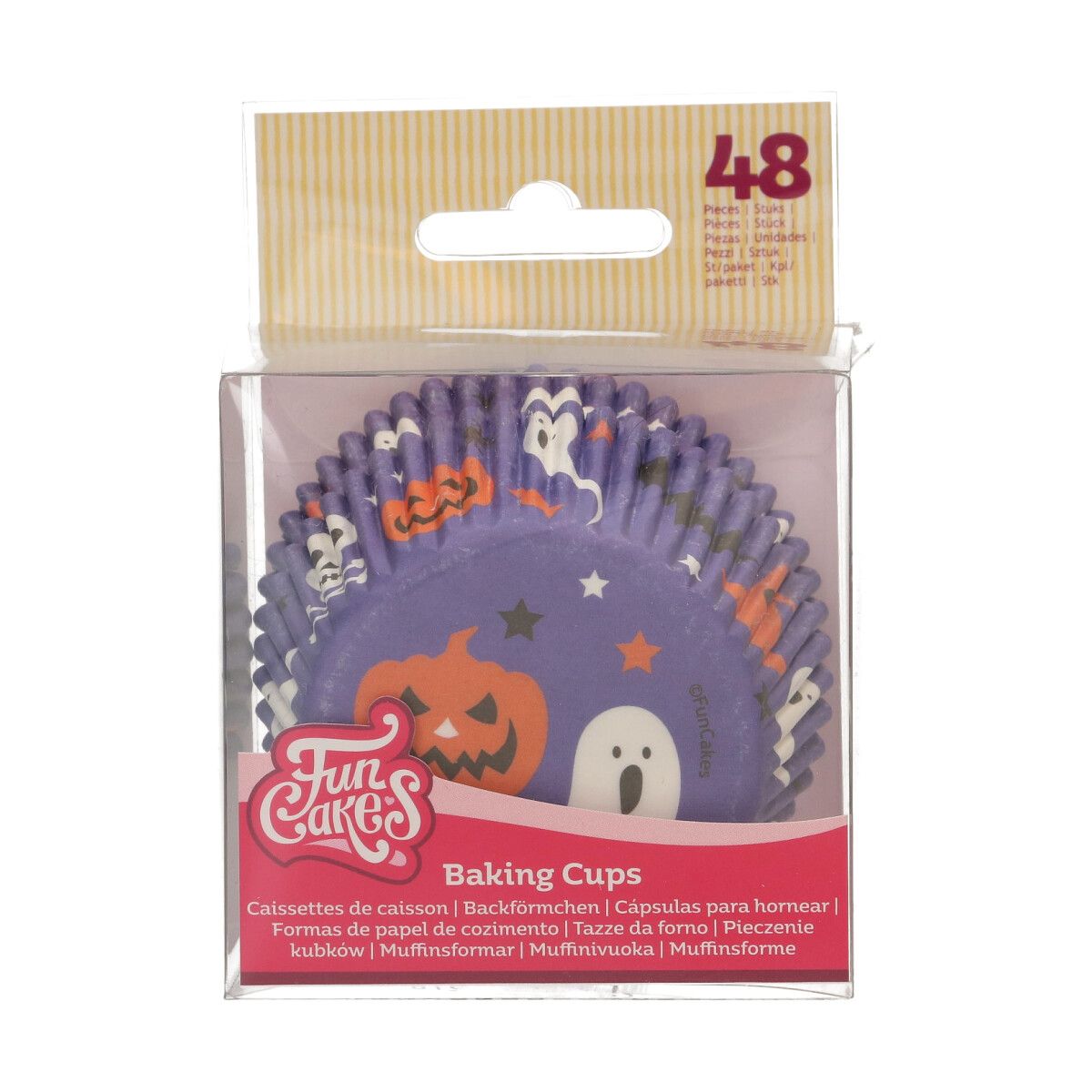 Cukrářské košíčky strašidelný Halloween sada 48 ks FunCakes
